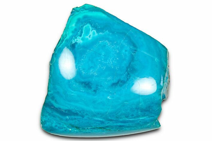 Polished Atacama Blue Opal (Chrysocolla & Opal) - Chile #362276